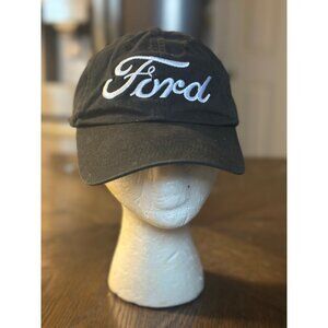 Ford Black Cotton Baseball Cap Adjustable Strap